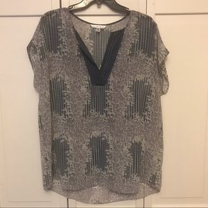 CAbi Style 278 Printed Stitch Placket Blouse